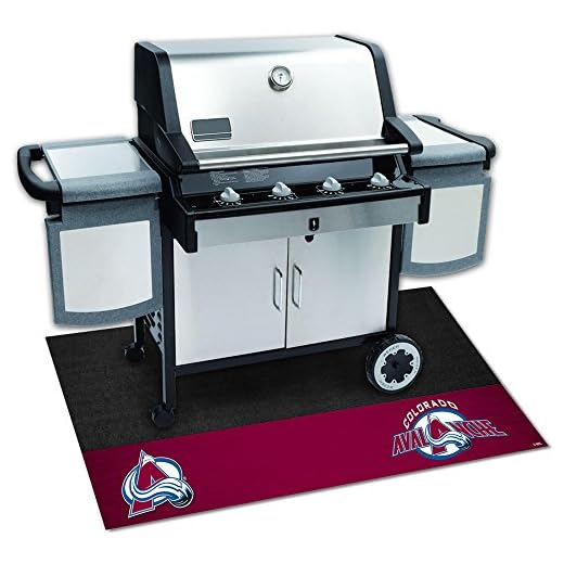 Fanmats NHL Colorado Avalanche Grill Mat, Small