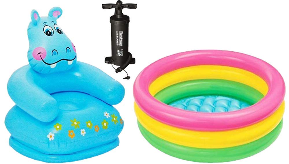 Buy Super Kings ToysPlaytime Combo Happy Animal Teddy Sofa/Chair (Blue