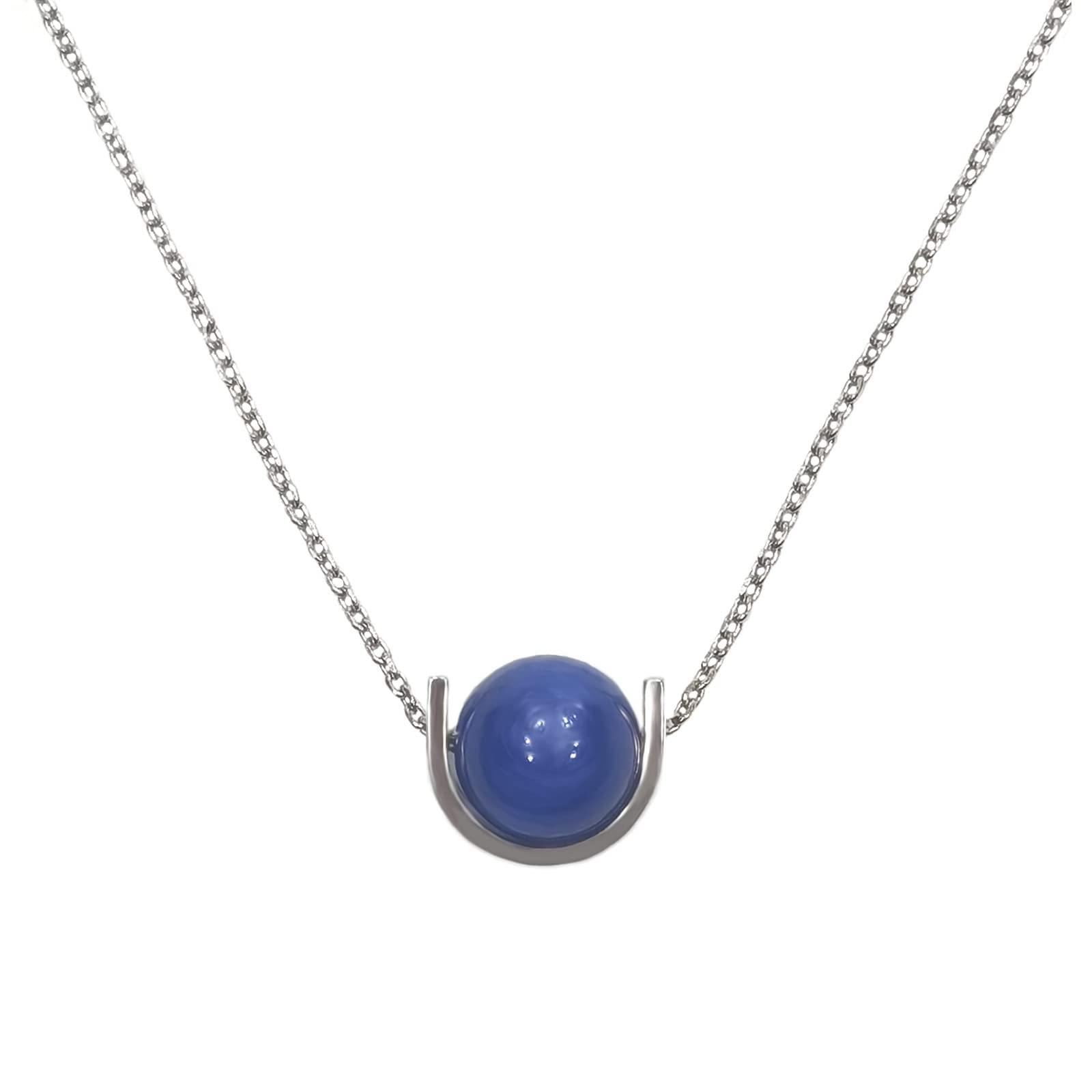 Morchic925 Sterling Silver Necklace with Twelve Constellation Gemstone Series, Women Birthday Gift