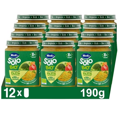 Hero Solo Potitos de Verduras con Pasta Integral 100% Eco