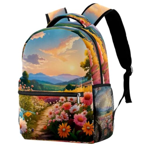 Mochila impermeable de Navidad con compartimento para laptop de 16"