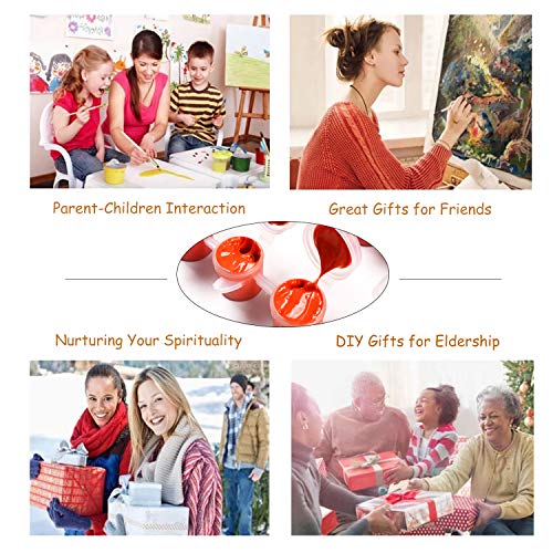 Artunion Paint By Numbers For Adults Castle, Starry Night Paint By Numbers For Adults Beginner, Diy Oil Painting Paint By Number Kits On Canvas Paintbrushes And Acrylic Pigment For Home Wall Decor,16X20 Inch #TOP6