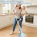 Spray Wet Mops for Hardwood Floor Cleaning: MEXERRIS Floor Mop with 3 Washable Pads for Swiffer Powermop - Refillable Dust Dry Mop Home Commercial Mops for Wood Laminate Ceramic Tiles Vinyl
