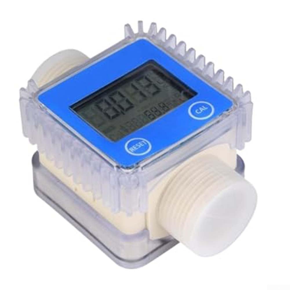 Misuratore di portata digitale K24 per applicazioni di acqua, olio e carburante, schermo LCD visualizza portata istantanea e volume totale
