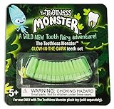 The Toothless Monster - A Wild, New Tooth Fairy Tradition - Glow-in-The-Dark Teeth Set