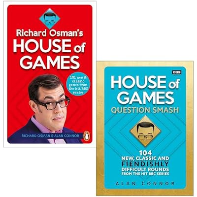 Richard Osman's House of Games & [Hardcover] House of Games Question Smash By Richard Osman, Alan Connor 2 Books Collection Set
