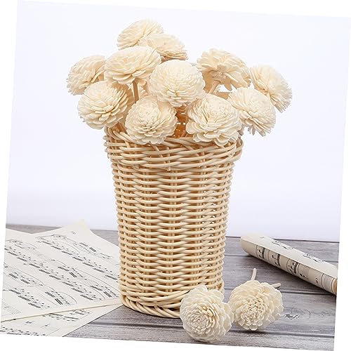 Accesorio aromaterapia flores secas de ratán decorativo 3 pzas miniatura 5
