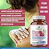 Whole Food Biotin Supplement - Contains Certified Organic Plant Based Biotin from Sesbania Agati Trees - by SolaGarden Naturals. May Support Hair, Skin and Nails. 60 Non GMO Veggie Capsules.