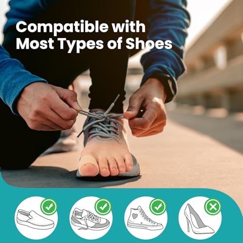 Image of Silicone Toe Protectors - 12 Pack Silicone Toe Sleeve for Hammer Toes, Corns, Calluses, Blisters - Soft Gel Toe Tube Pads for Pain Relief(Large Sizes, Beige)