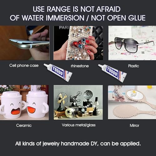 Image of T-9000 Glue 50ML Transparent Adhesive for Mobiel Phone, Jewellery,Multipurpose Usages Pack Of 1 50ML Glue