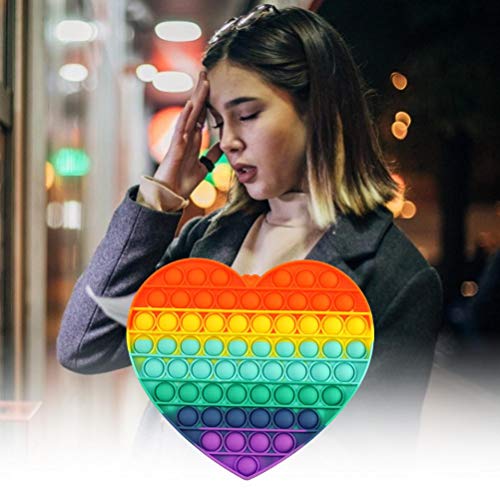 Pop Fidget Toys Brinquedo de Apertar Gigante para Alívio de Estresse, Brinquedo de Estresse para Alí