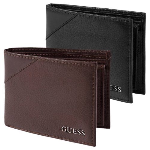 Guess Mens Textured Bi-Fold Passcase Wallet2