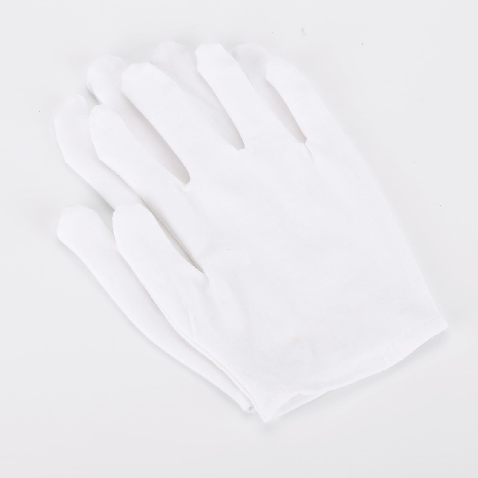 Lot de 60 paires de gants en coton blanc pour mains sèches, gants de spa hydratants pour homme et femme