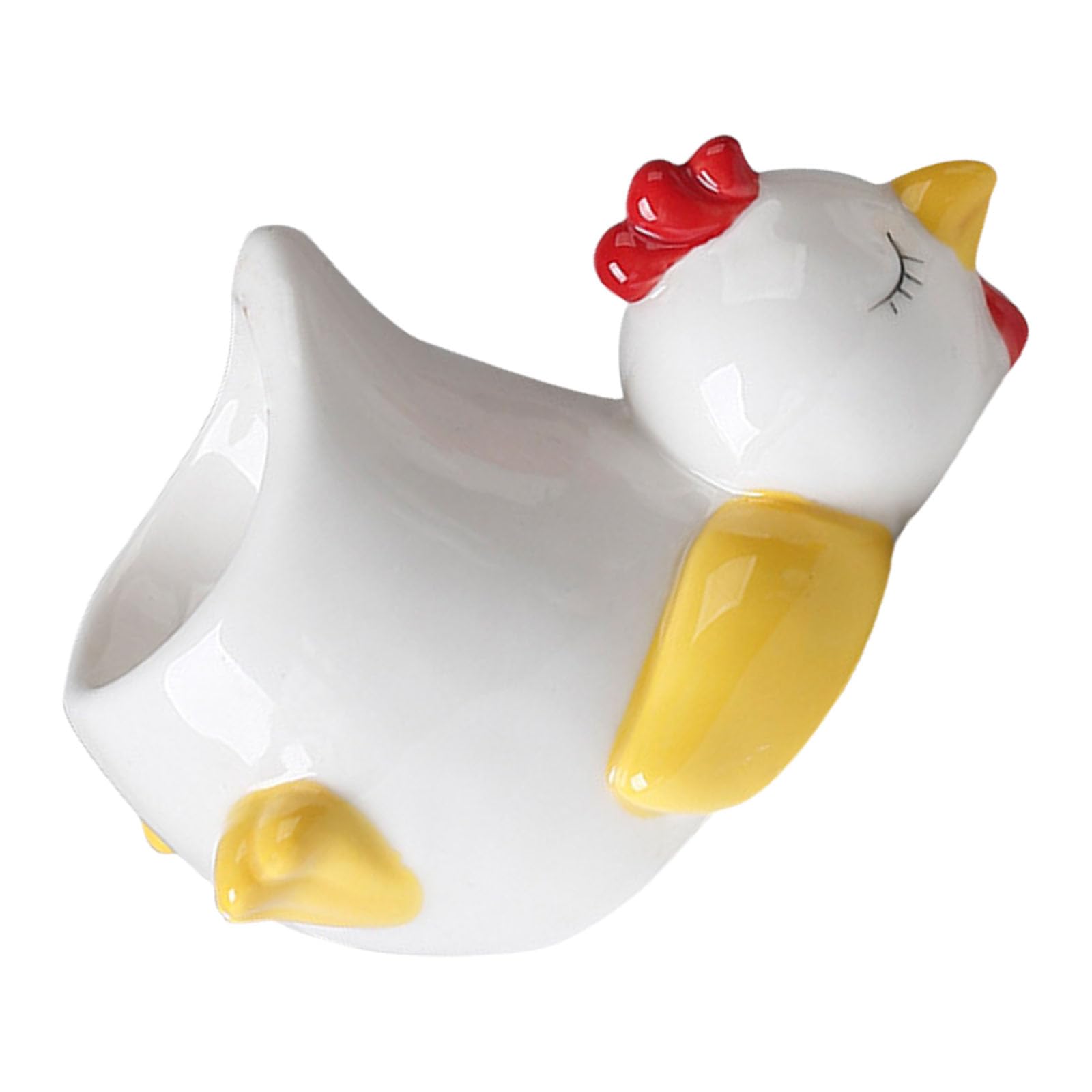 YROHGKPN Ceramic Eggs Holders Chicken or Design for Breakfast Easy to Clean Porcelain Design Childhood Memory Kitchen Gift Porcelain Eggs Cup