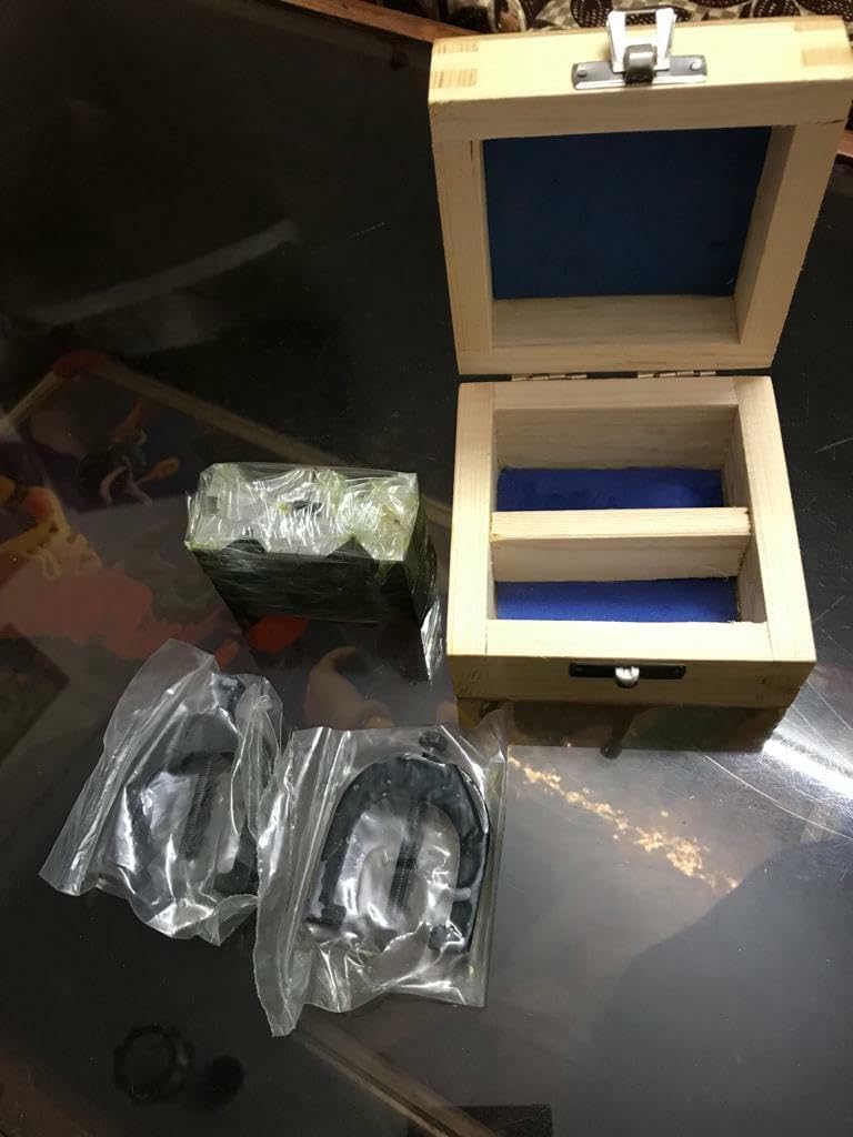 New V-Block and Clamp Hardened Steel 90 Degree Angle 1 5/8"x 1-1/4" x 1-1/4" USA-Amz482