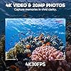 AKASO EK7000 Pro 4K30fps Action Camera with Touch Screen EIS 131ft Waterproof Underwater Camera Remote Control 5X Zoom with Helmet Accessories Kit (Standalone)