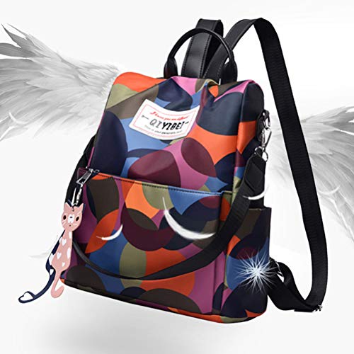 Mochila Oxford de tecido à prova d'água, estampa moderna, camuflada, bolsa de viagem, mochila escol