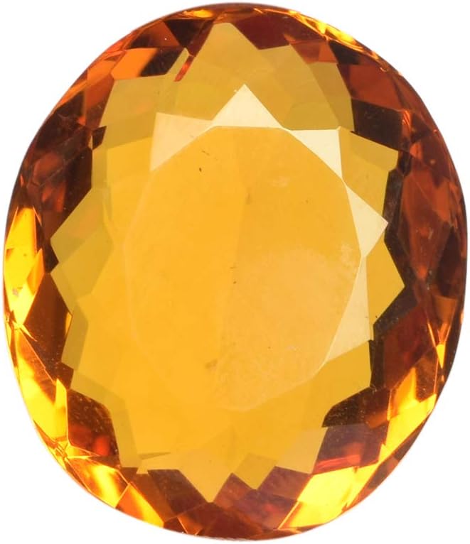 GEMHUB Natural Yellow Citrine 90.35 Ct Oval-Cut Loose Gemstone Faceted for Jewelry Making