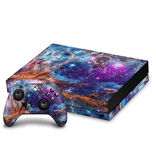 Skin Xbox One X Cosmo18 Nébuleuse vinyle autocollant design pour console et manette de jeu