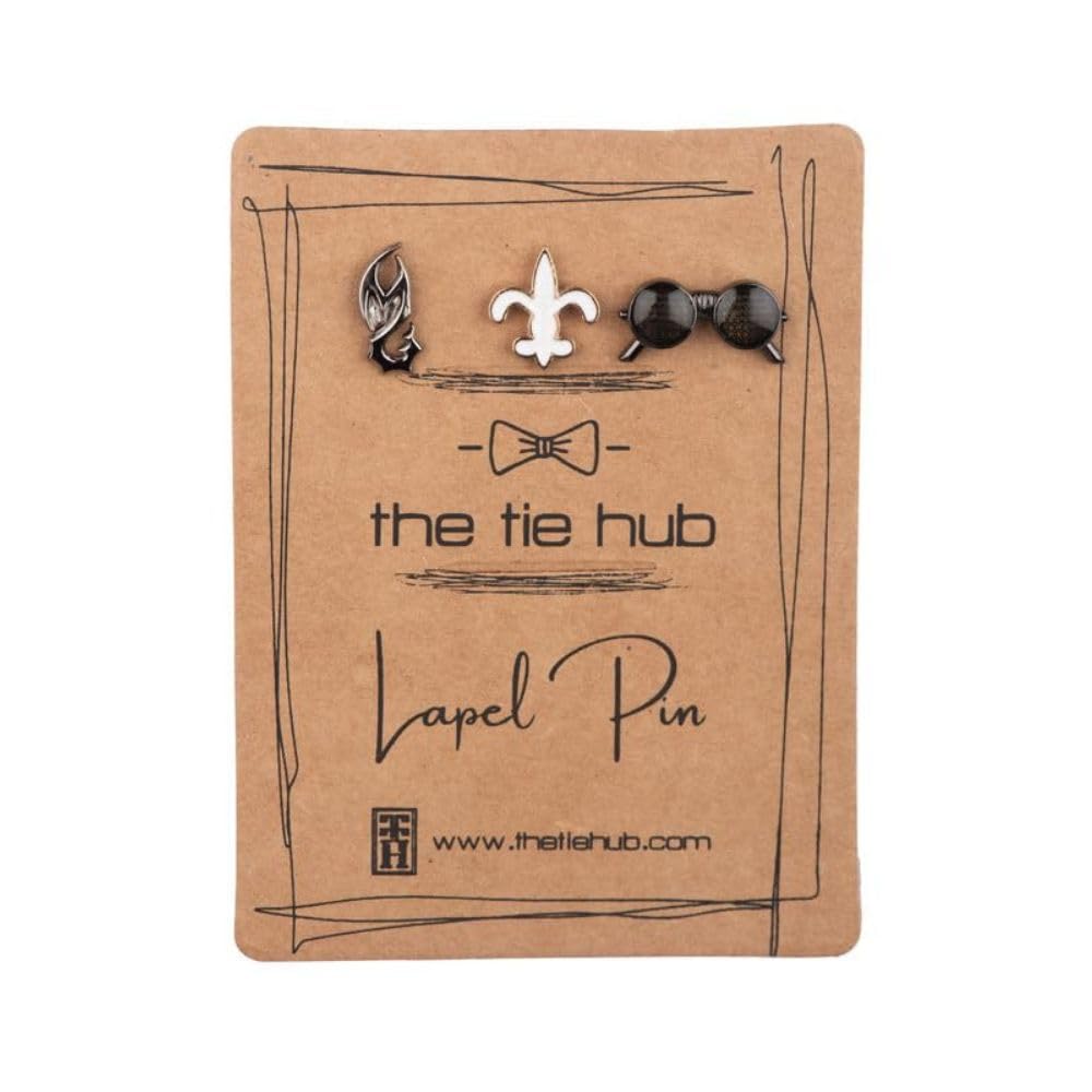 the tie hub Combo of 3 Piece Lapel Pin For Men-picture-45