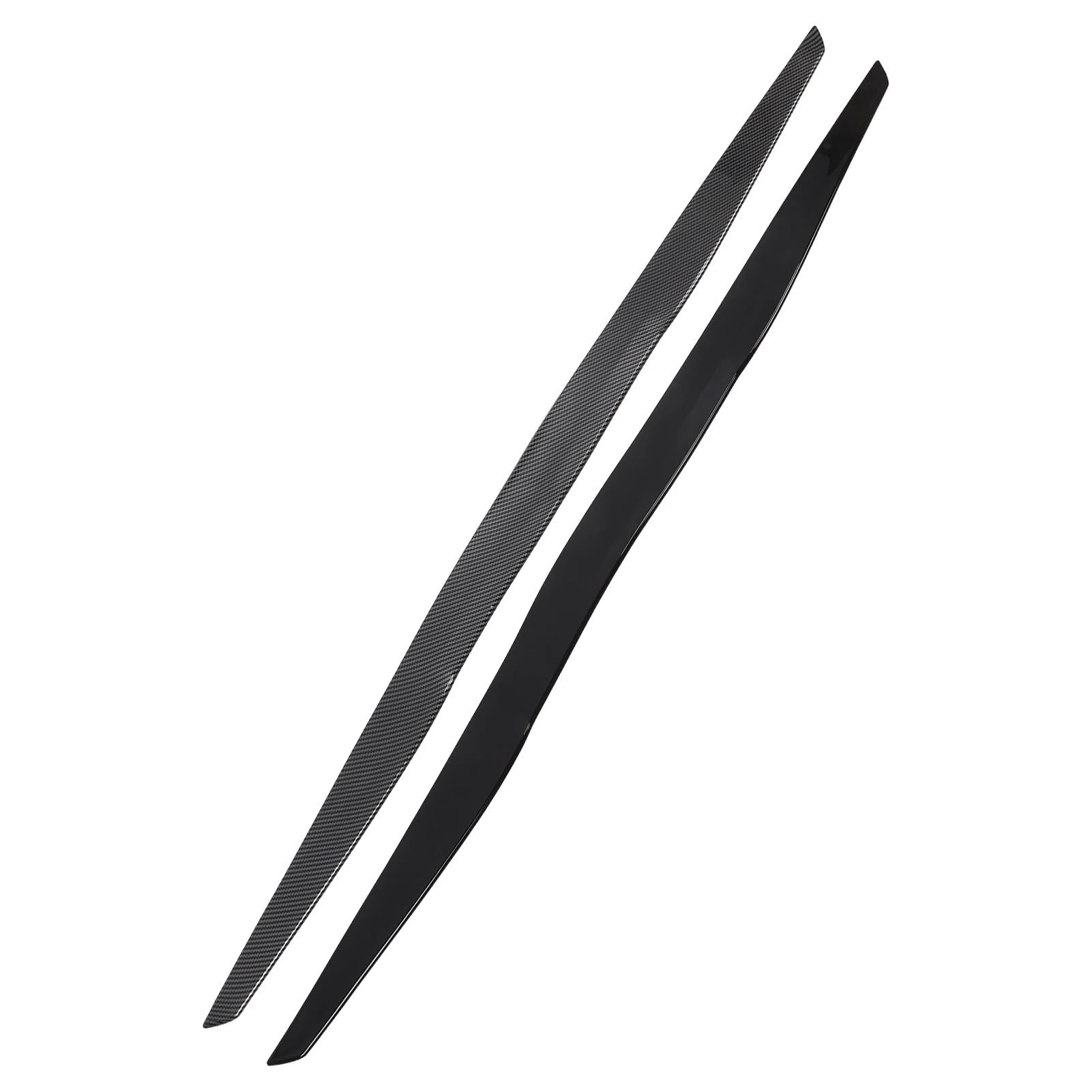 Spoiler dachowy Pasuje do samochodów tylny sportowy styl bagażnika gumowe skrzydło spojler skrzydło ogon akcesoria do tuningu samochodów stylizacja Facelift(Bright black)