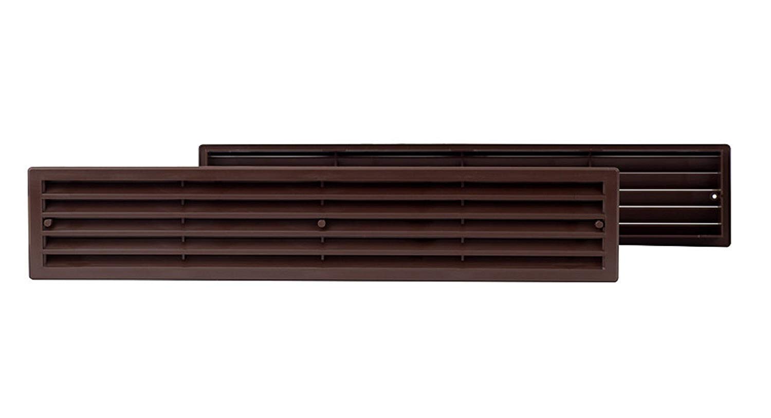Bathroom Door Air Vent Grille 18 x 3.5 Inch // 450mm x 92mm Two Sided  Ventilation Cover (Brown) : Amazon.in: Home Improvement