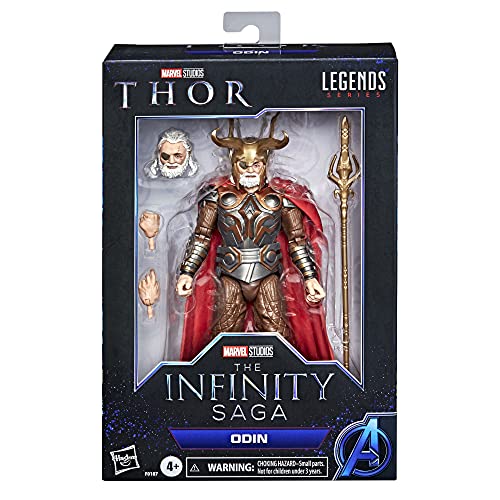 Hasbro Marvel Legends Series 15 cm große Odin Action-Figur, Charakter aus der Infinity Saga, mit Premium-Design und 4… – Bild 3