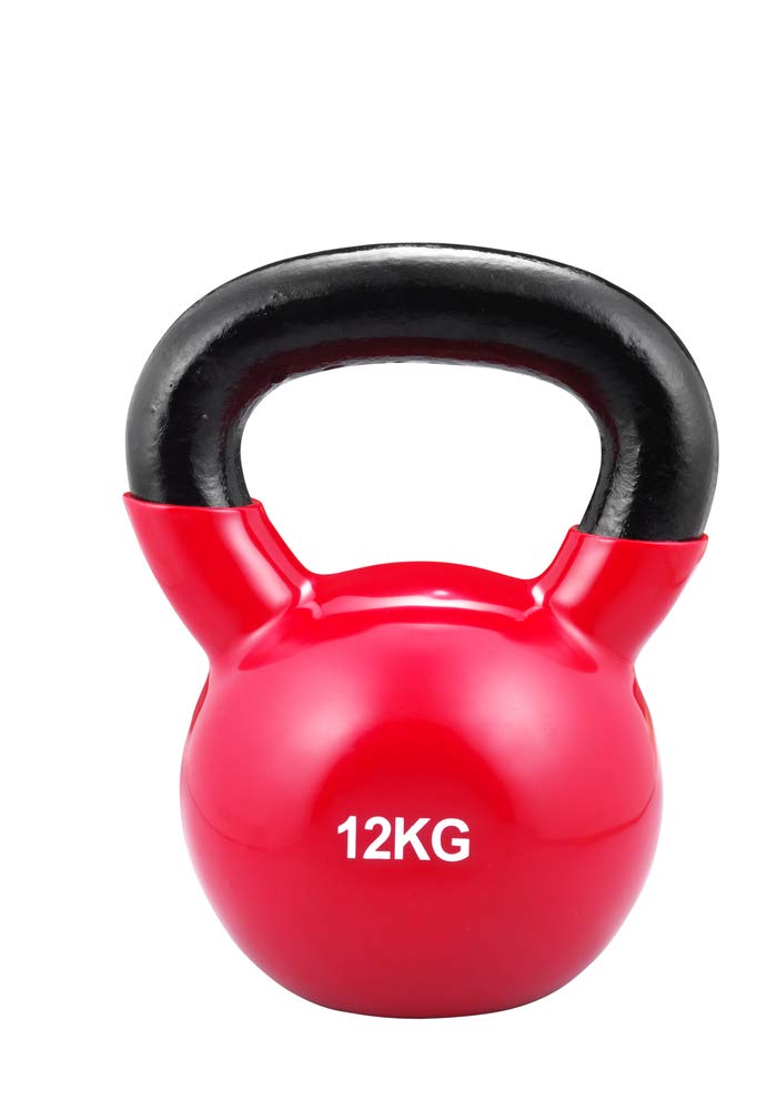 Trendy Sport Trfo8 Unisex Erwachsene Kettle Bell, Gewicht 12 kg, Farbe Kettel Bell - Rot, Einheitsgröße