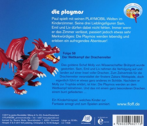 Die Playmos - Folge 58: Der Wettkampf der Drachenreiter (Das Original Playmobil Hörspiel) – Bild 3