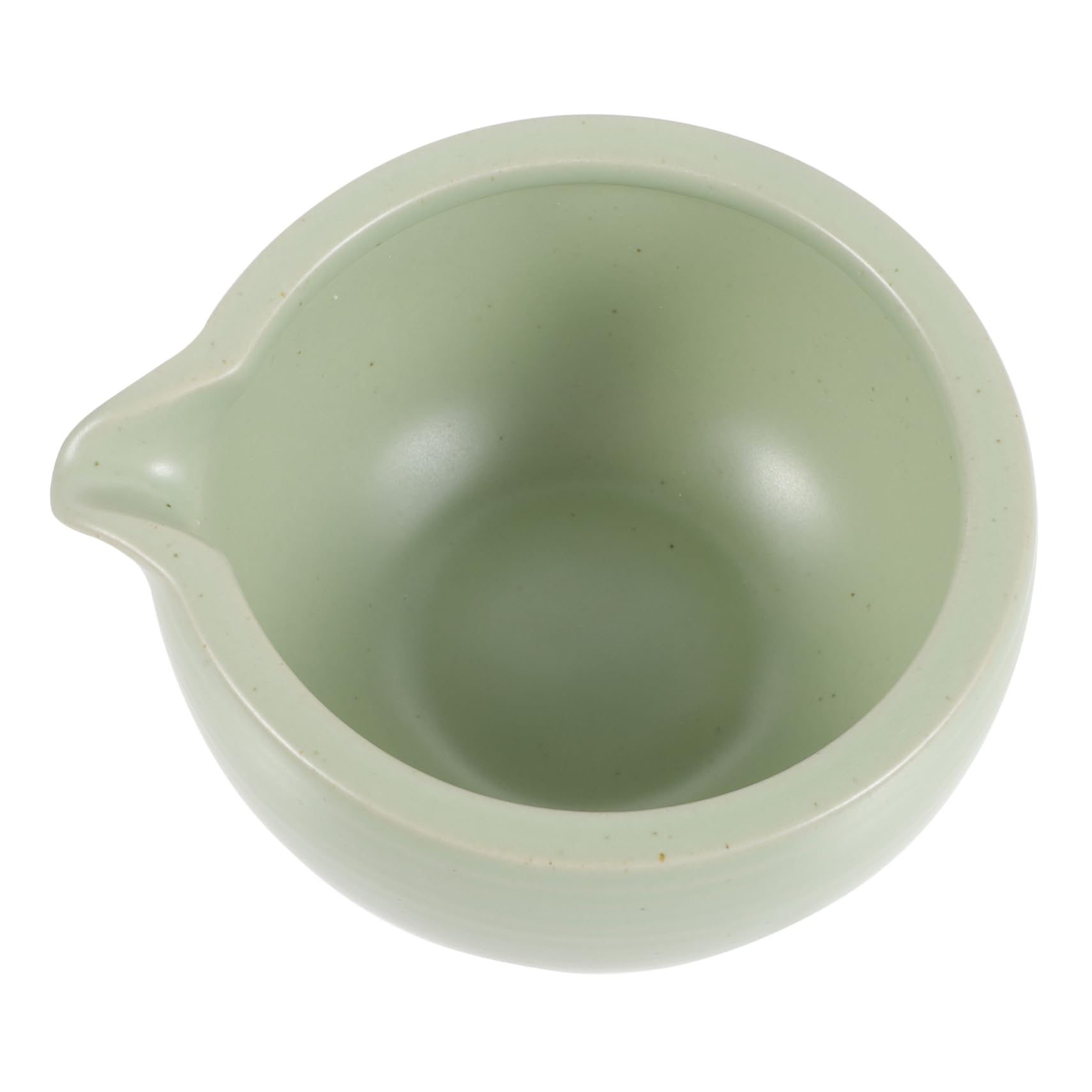 Mikinona Japanese Ceramic Bowl with Spout Tea Cup for Traditional Tea Ceremony Craftsmanship Compact for Home and Office Use