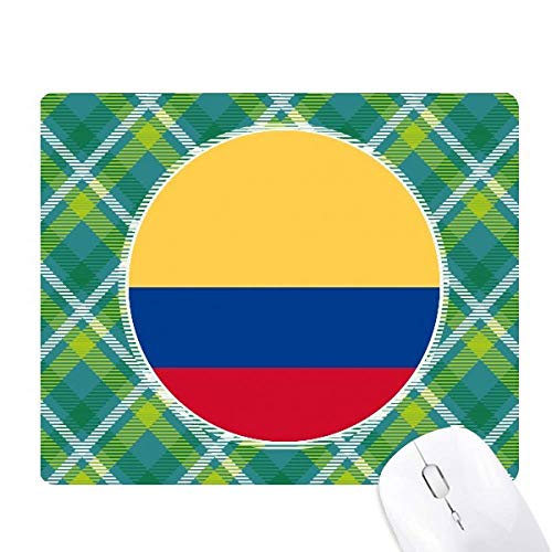 Tapis de souris pays d'Amérique du Sud au design grille pixel verte