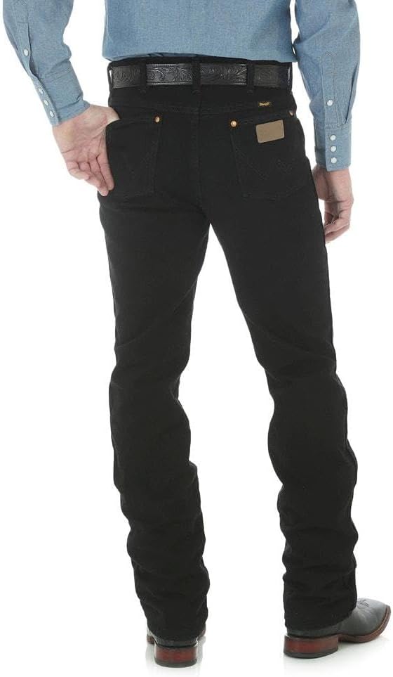Rod's True Western Shadow Black Slim Fit Jeans Black 34x29