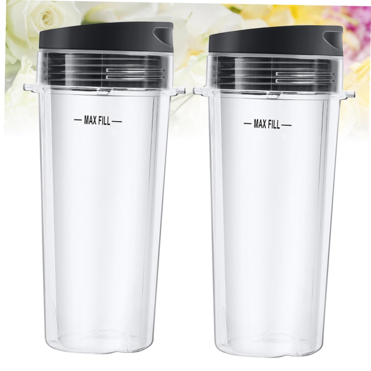 Ciieeo 4pcs Juicer Accessory Containers Lids 16oz Shaker Cup Replacement Container for Healthy Meals