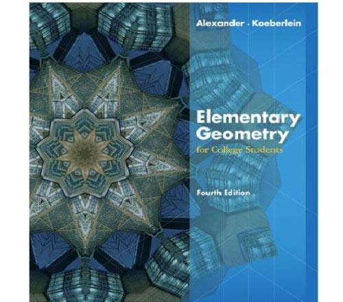 Elementary Geometry for College Students 0697110672 Book Cover