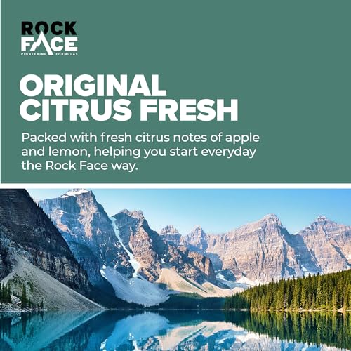 Rock Face Antiperspirant Deodorant for Men 200ml | Fresh Citrus Scent | Fast Absorbing | Non-Staining | 48 Hour Protection - Image 5