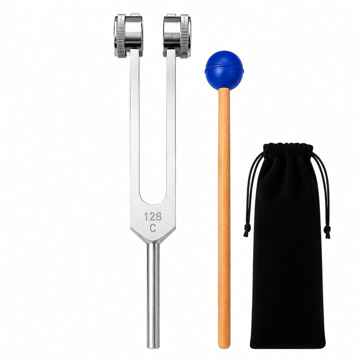 128 Hz Medical Weighted Tuning Fork – Premium Aluminum Alloy for Sound Therapy, Meditation & Wellness-image-13