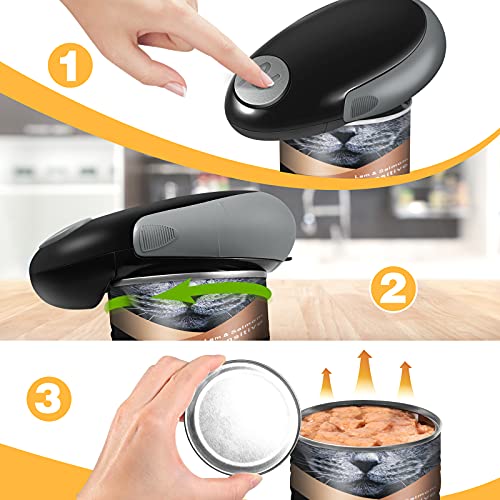 Electric Can Opener,No Sharp Edge Kitchen Can Opener,Senior with Arthritis,Best Gift for Women&Kitchen Gadget,Almost Size Can - Thumbnail 5