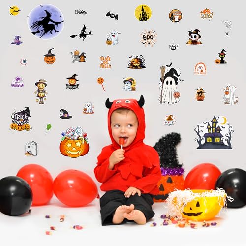 Stickers de pared de Halloween que brillan en la oscuridad miniatura 5
