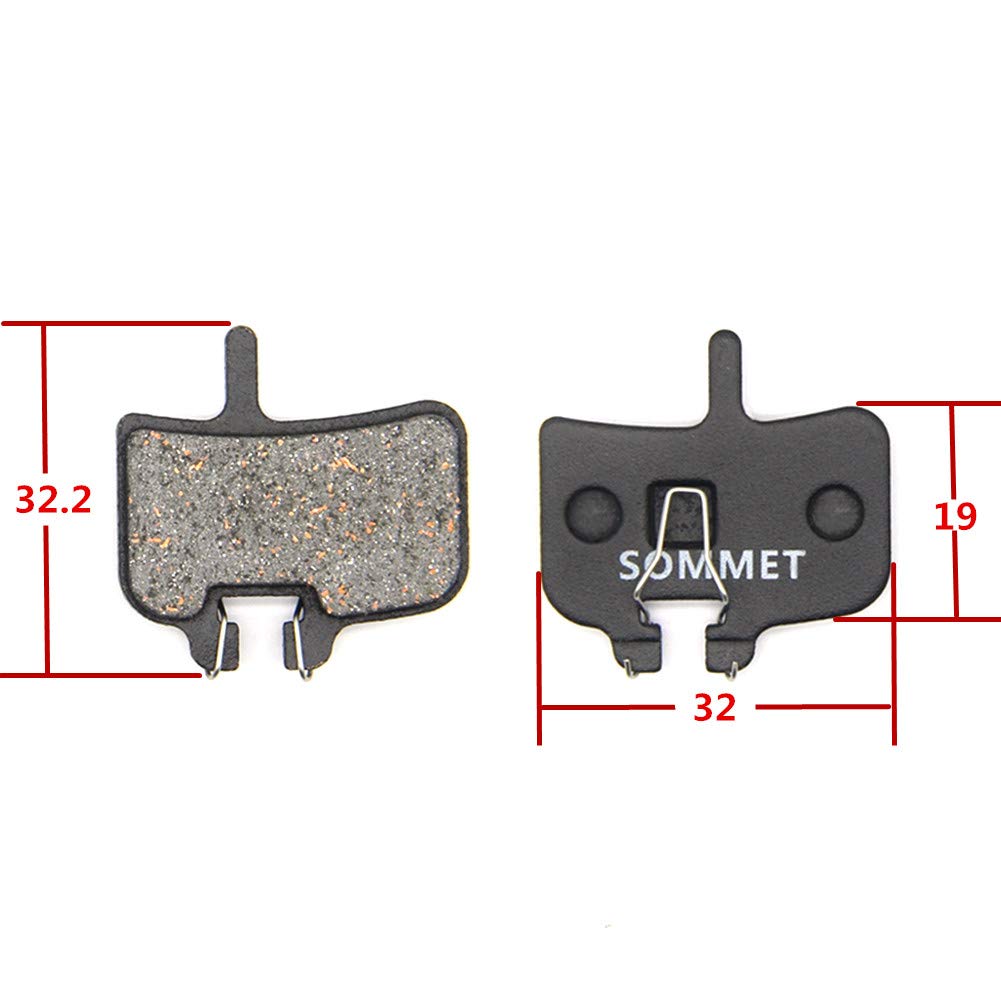 4 Plaquettes De Frein Clark's VX 814 - Pour étriers Hayes, Promax Hydrauliques Et Mécaniques - Neuves