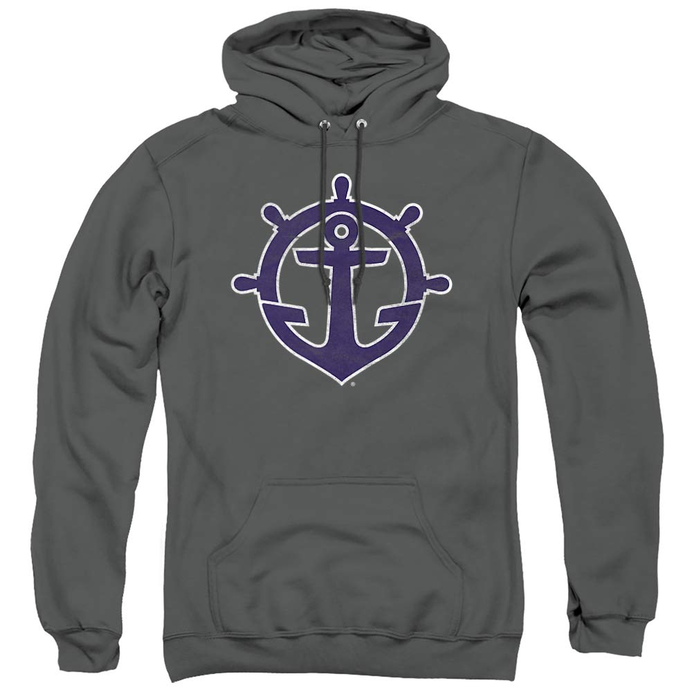 LOGOVISION Official Collegiate Distressed Primary Logo Adult Pullover Hoodie Collection — view 334