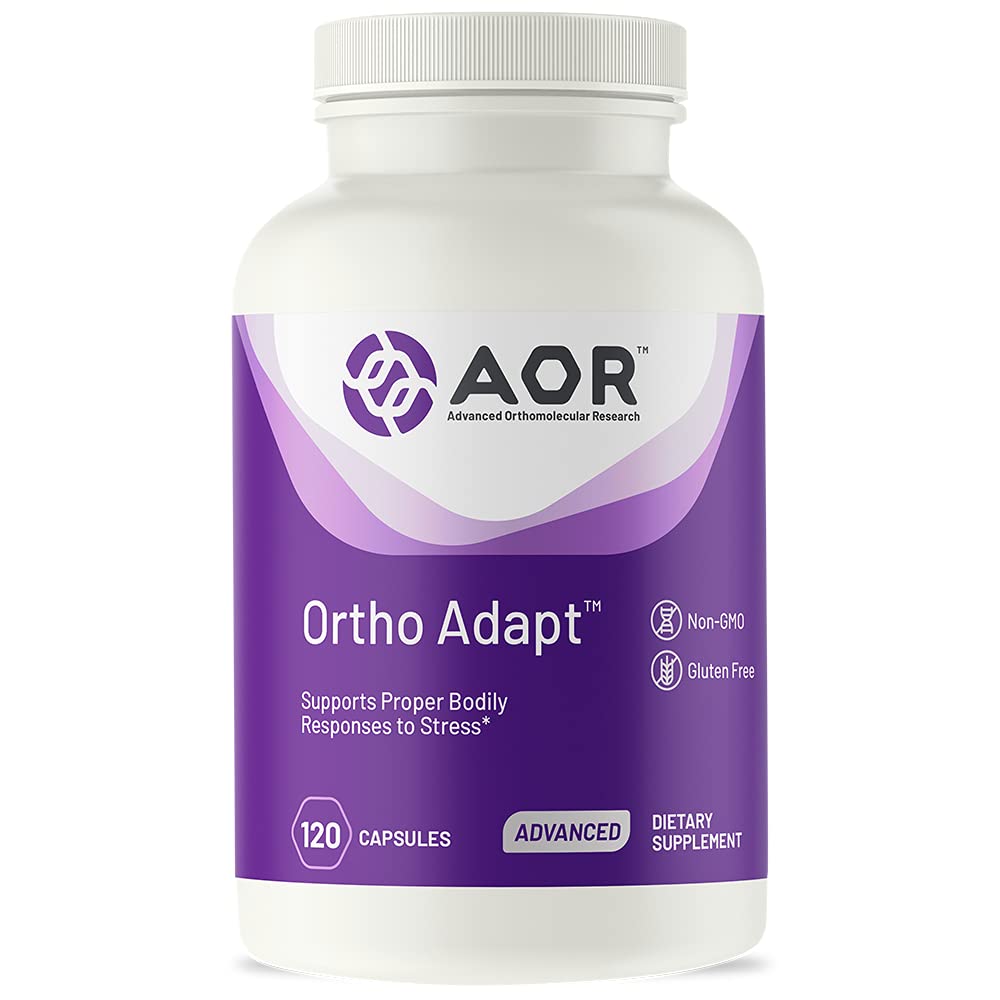 Amazon.com: AOR, Ortho Adapt, Adrenal Support for Proper Response to  Stress, Natural Adaptogenic Herbal Supplement, 120 capsules (30 servings) :  Health & Household