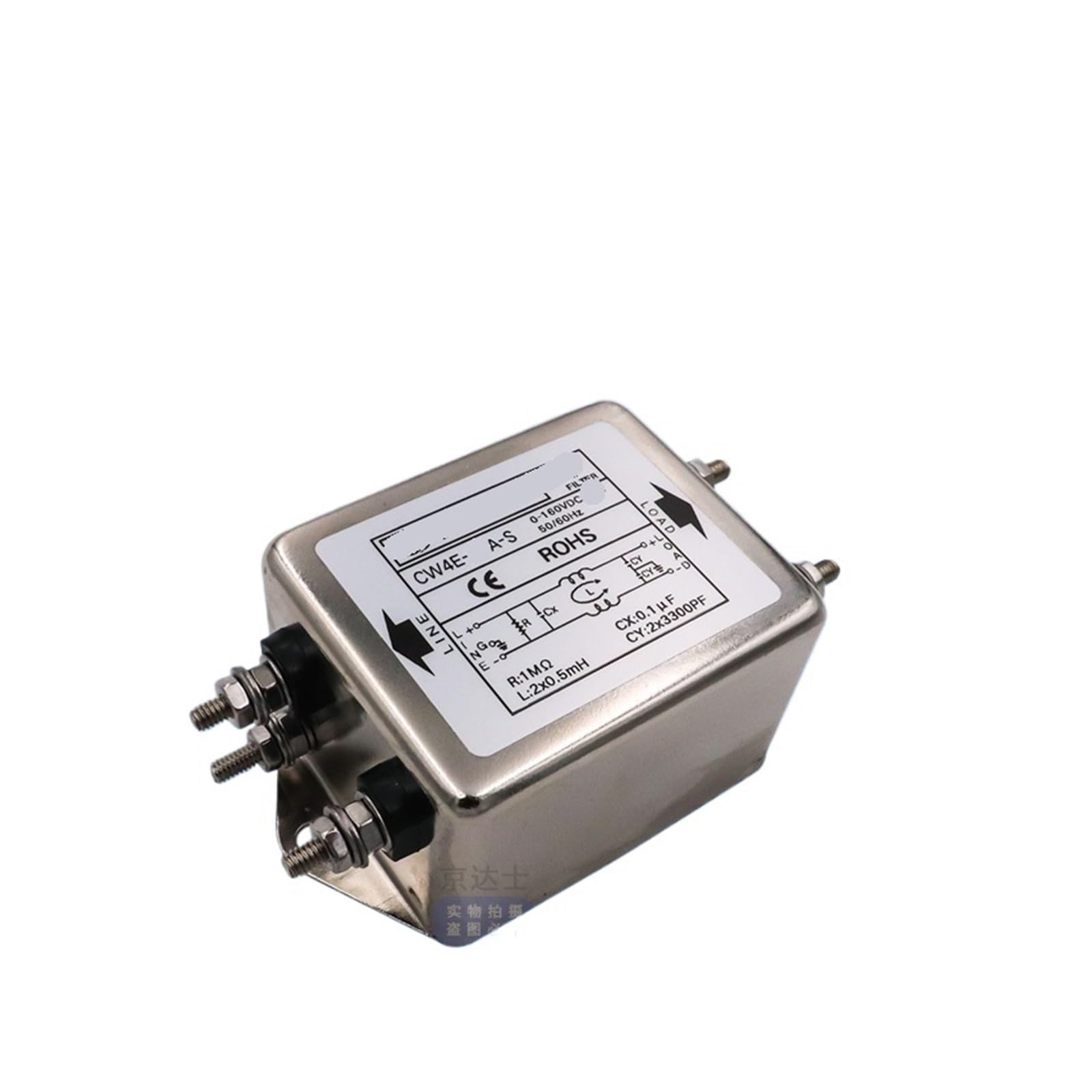 Filtro de potencia monofásico CW4E-30A-S para purificación de CA