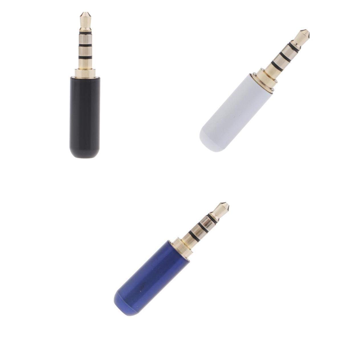 bnf® 3.5mm 1/8" TRRS 4 Pole Male Plug A/V Solder Connector 3X-image-49