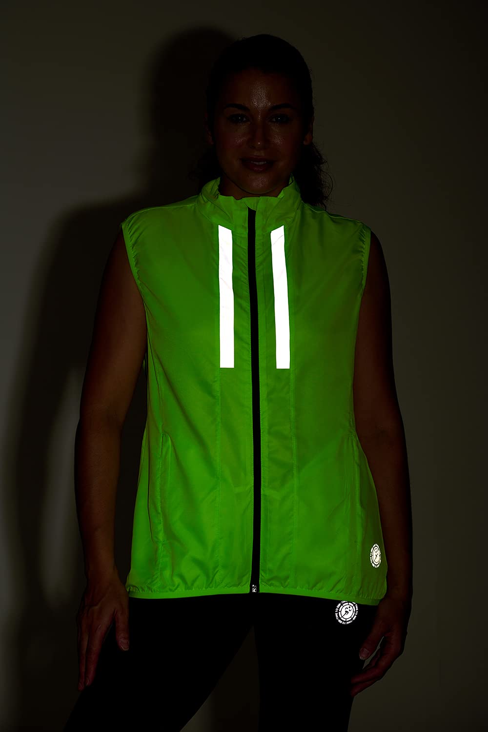 Time To Run Correr Chaleco para Mujer Sin Mangas Ligera Respirable y Resistente al Viento - Ideal Para Jogging Hacer Ejercicio y Ciclismo