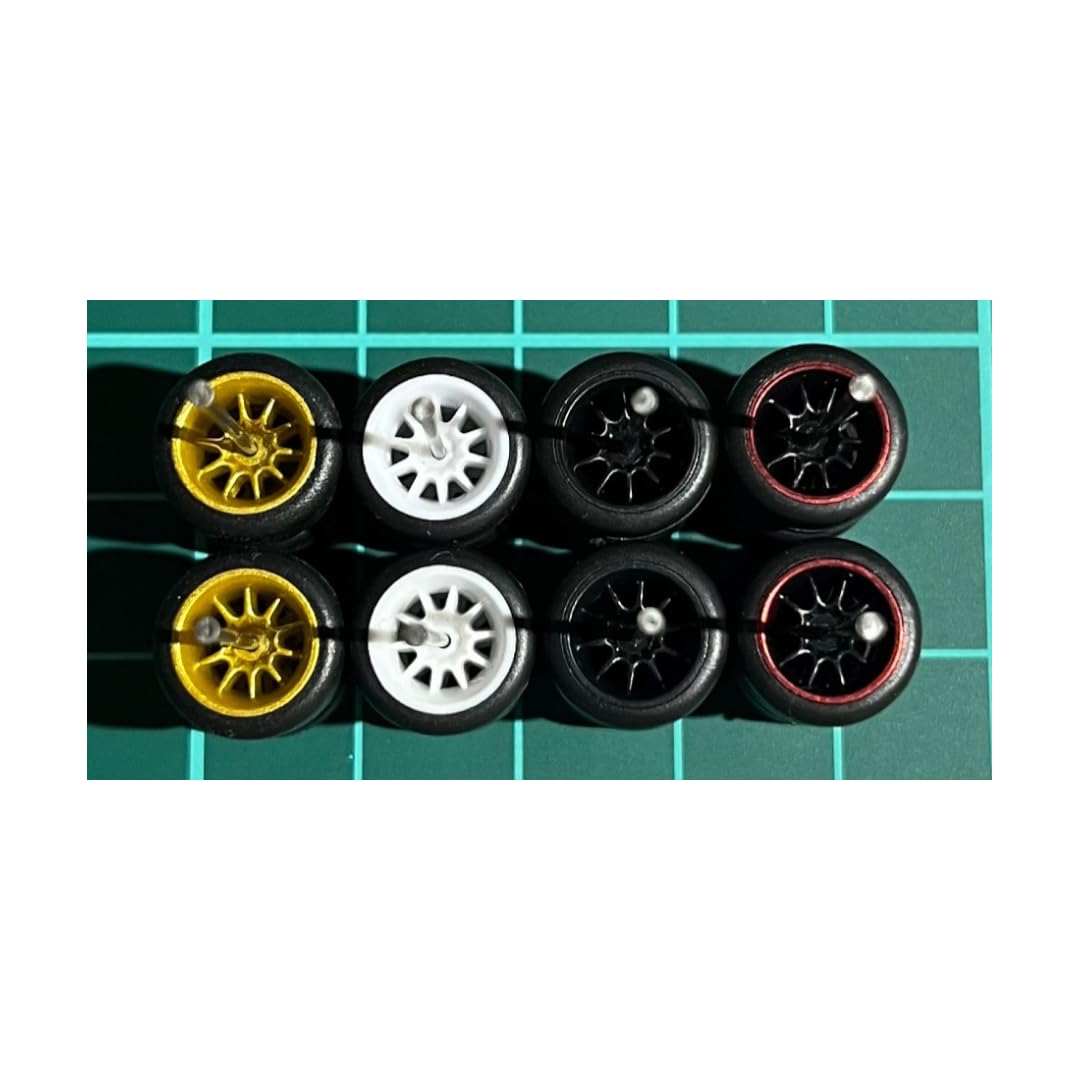 Amazon | 1/64 ミニカー用 カスタムホイール CE28風 4台分 (ゴールド