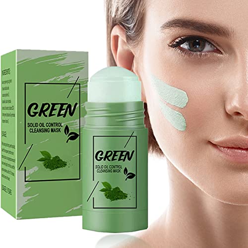 Green Tea Detox Mask, Green Tea Detoxing Pore Cleaner, Detoxing Pore Cleaner, Poreless Deep Cleanser Green Tea Mask, Nourishing, Anti-Acne, Deep Cleansing Face Mud Mask (Green Tea)