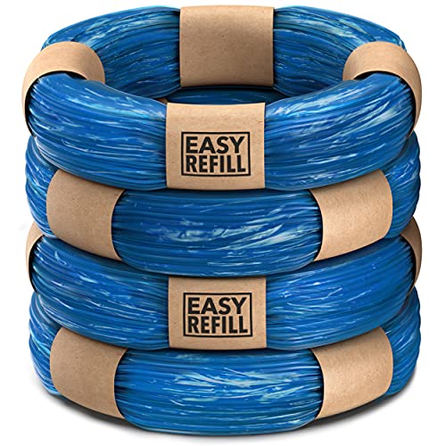 Recambios para Contenedor de Pañales compatible con Tommee Tippee Twist and Click, Simplee, Tec, Angelcare, Dress Up, Foppapedretti, Litter Locker (4 unidades)