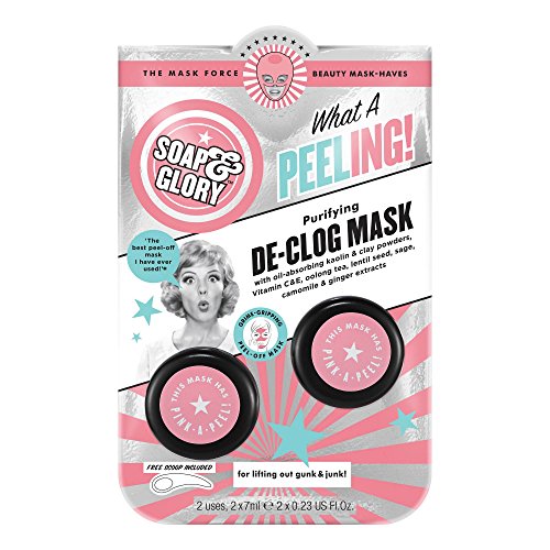 Soap & Glory What A Peeling De-Clog Mask 0.23oz x 2, pack of 1