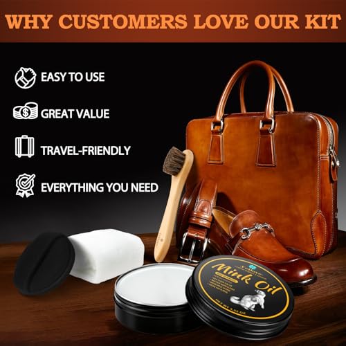 Feilove 4-in-1 Mink Oil Kit