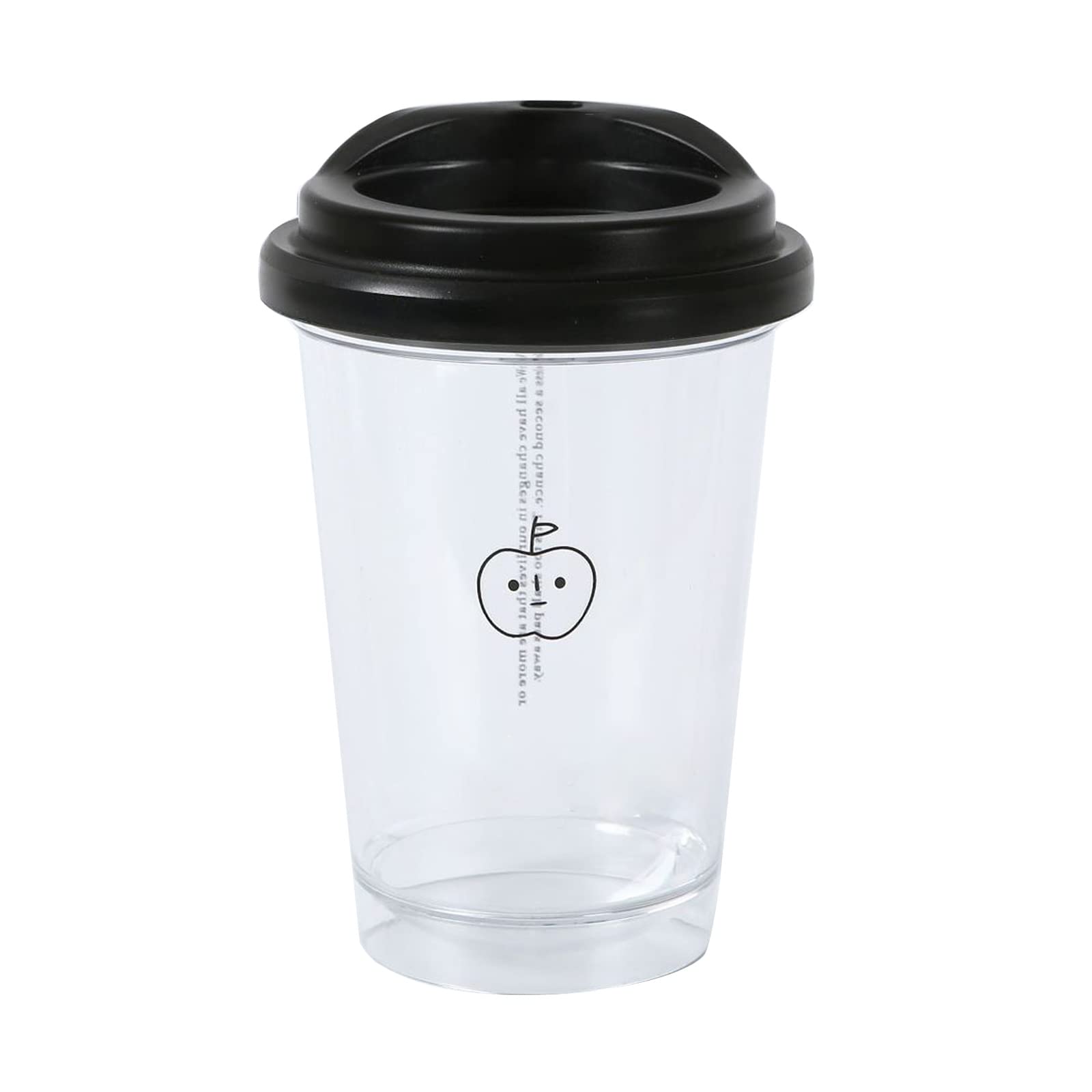 carotoe Milk Tea Water Bottle 355 / 473ml Capacity Clear Straw Cups Mugs Organizers for Beverage Liquid Boxes Drink Water Bottle